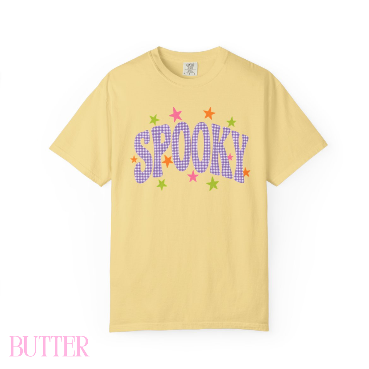 Spooky Gingham Comfort Colors® Halloween Tee