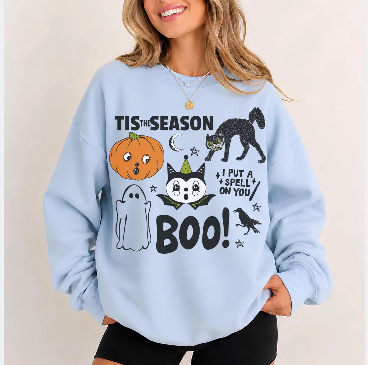 Vintage Halloween Collage ’Tis the Season Sweatshirt