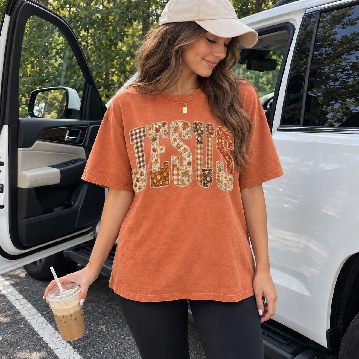 Fall Jesus Comfort Colors Tee