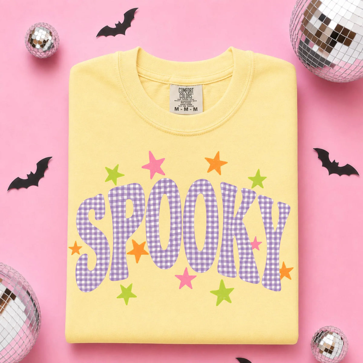 Spooky Gingham Comfort Colors® Halloween Tee