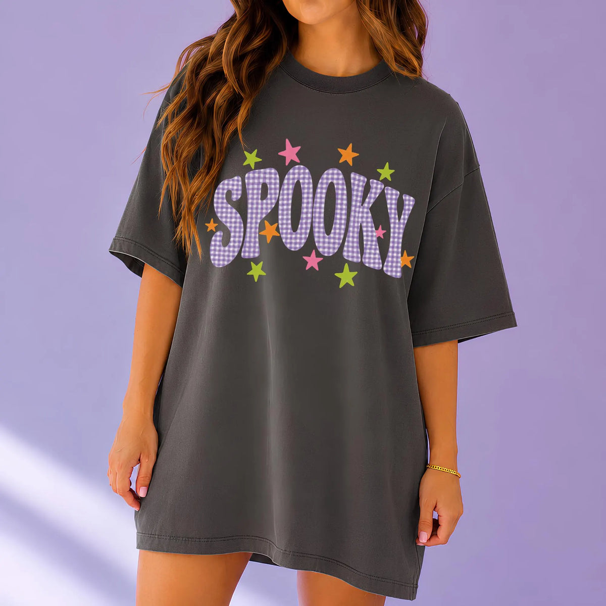 Spooky Gingham Comfort Colors® Halloween Tee